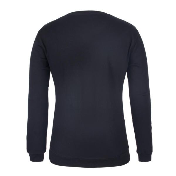 定制拼接无帽套头卫衣带印花logo