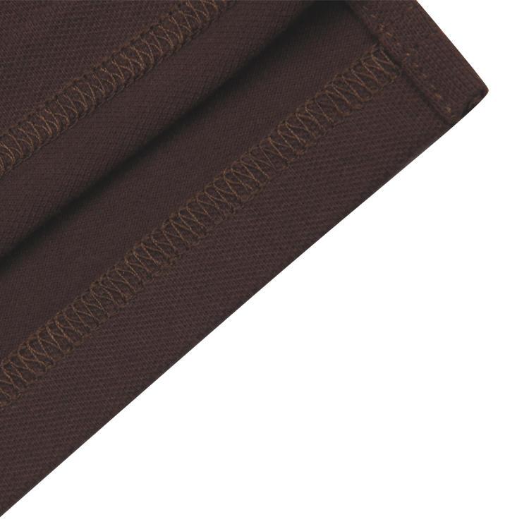 Teesso黑色男士高档POLO衫定制厚板印花logo