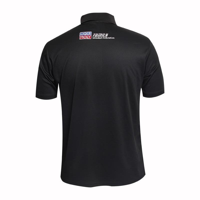 企业团体网眼全涤速干Polo衫定制绣花logo