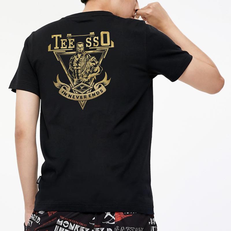 Brand Quality China Factory OEM Customised Design Mens Black High Quality T shirt