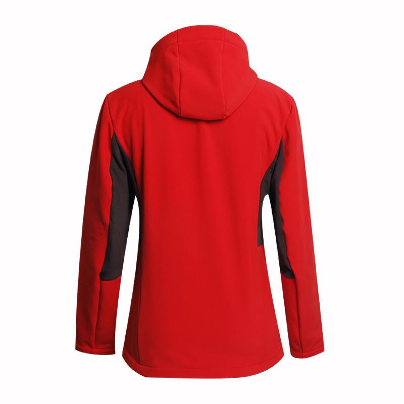 red windbreaker soft shell printing logo