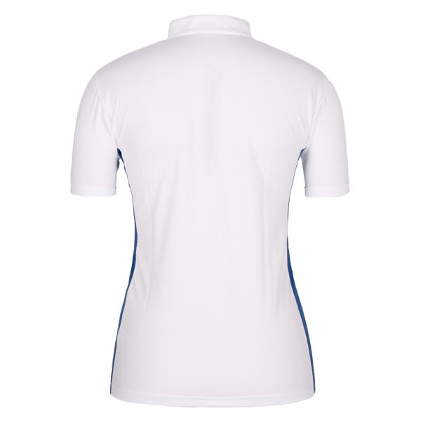 ladies polo tops and zipper neck