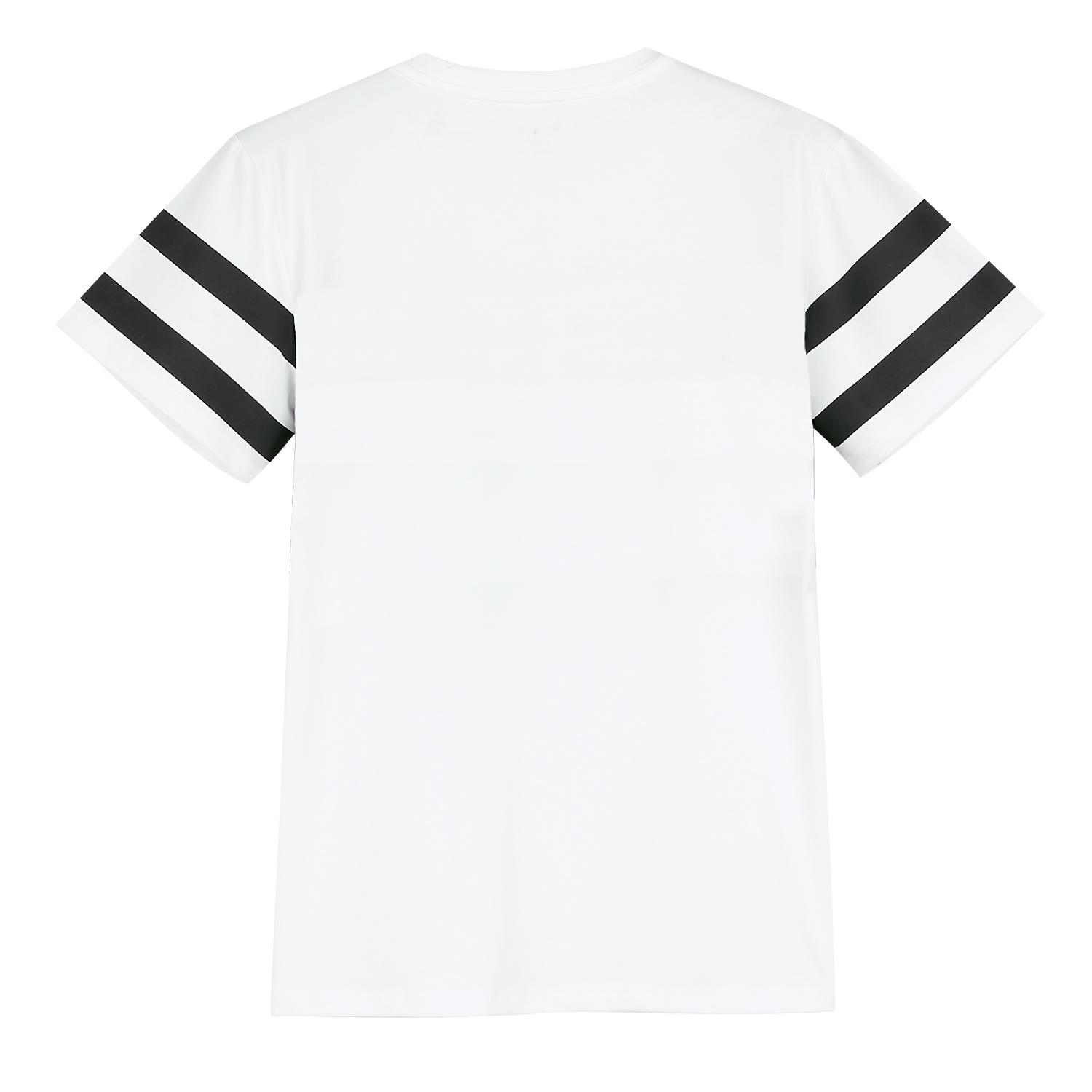 Brand Quality Manufacture Custom Design Logo Printing Striped Sleeve Tshirt Spandex Cotton White T Shirt For Men Stylish