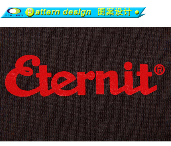 黑色圆领短袖T恤简约字母印花logo