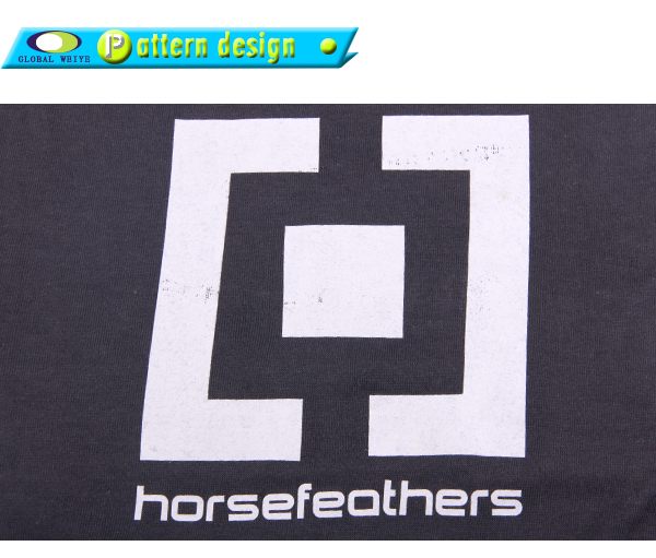 高品质品牌特色logo男士圆领T恤深灰色