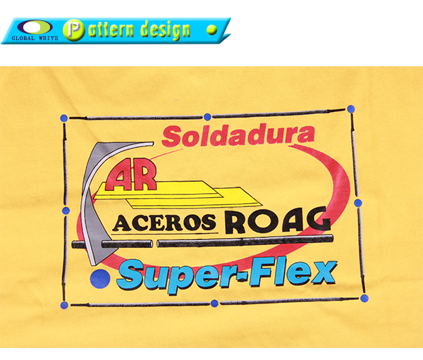 口袋设计男士纯棉黄色圆领T恤