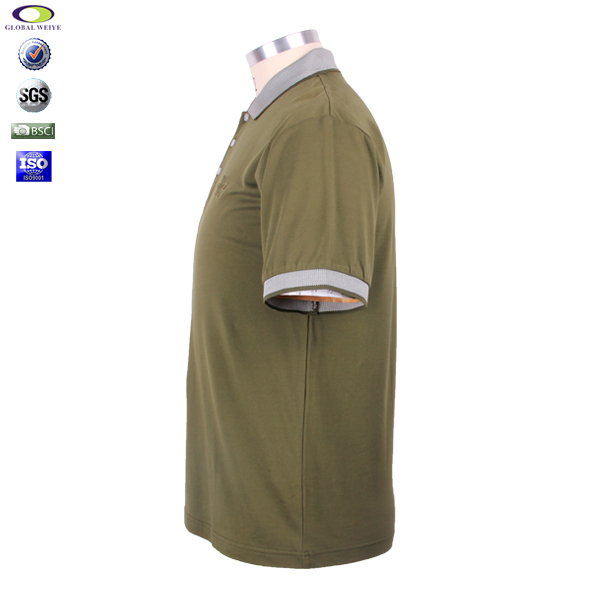 广告宣传男士翻领刺绣Polo衫定做