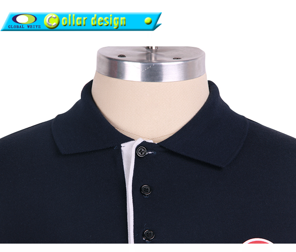 广告宣传男士翻领印花Polo衫定制