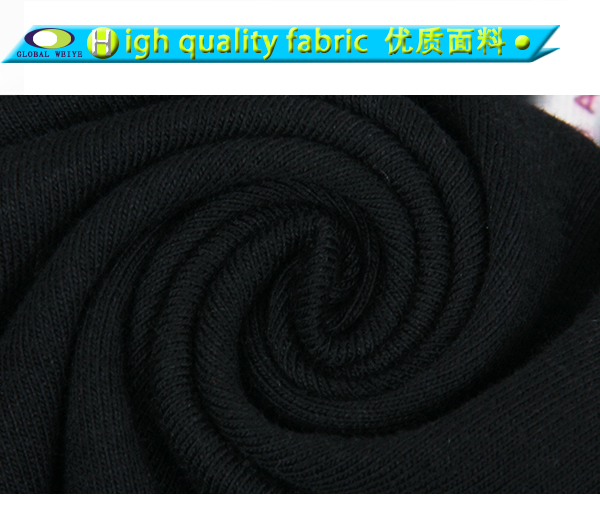 黑色广告情侣装女士圆领印花T恤衫定制