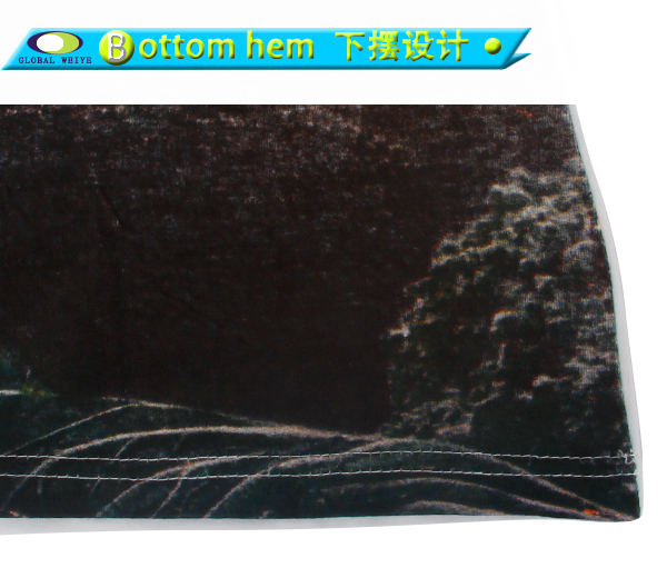 男士秋季员工服白色长袖圆领印花T恤