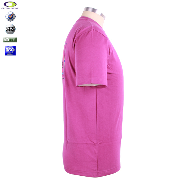 广告宣传男士圆领后背印花T恤衫定制