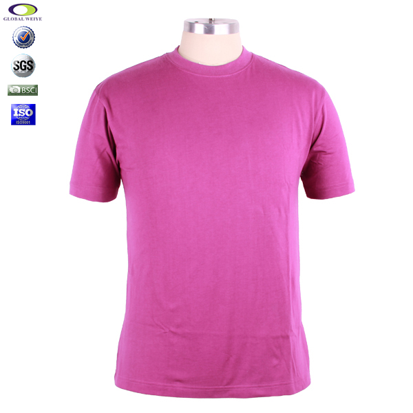 广告宣传男士圆领后背印花T恤衫定制