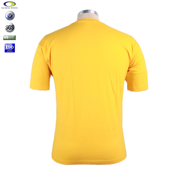 公司团体活动黄色圆领短袖T恤