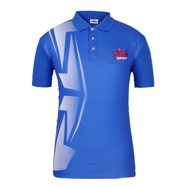 定做绣花POLO衫全涤热升华男士翻领衫