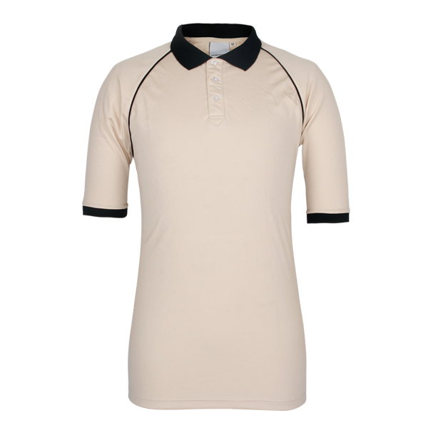 杏色POLO衫男插肩短袖定做可加logo