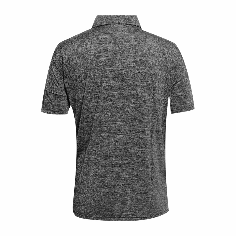 定制尼龙拉架POLO衫男式短袖深花灰