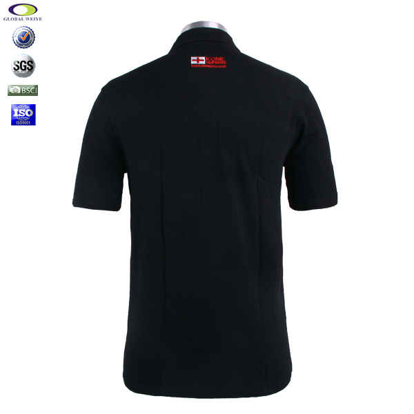 品牌polo衫工厂定制高端黑色商务男装
