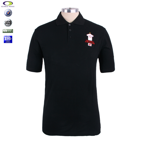 品牌polo衫工厂定制高端黑色商务男装
