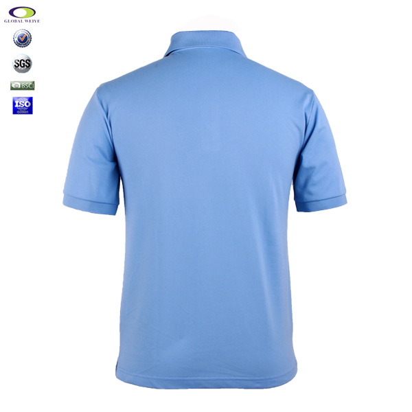 定制蓝色高档polo衫男装品牌绣花