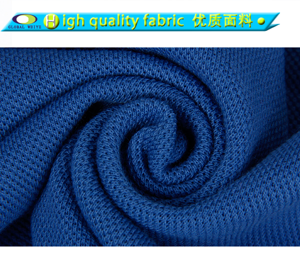 女士蓝色polo衫刺绣翻领短袖T恤衫