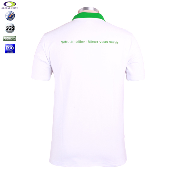 棉拉架修身polo衫男装定制绣章绣花logo