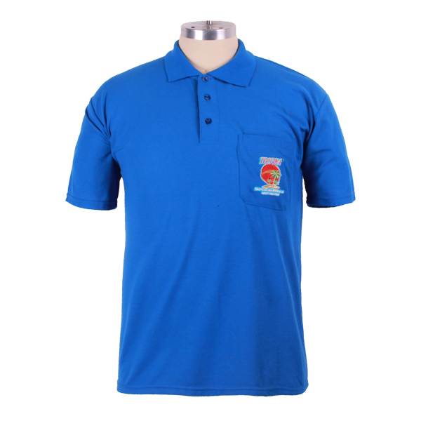 定制深蓝色广告文化衫polo衫男士短袖绣花logo