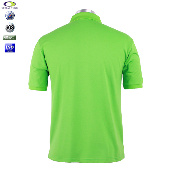 定制BJ绿色高档polo衫男装品牌绣花