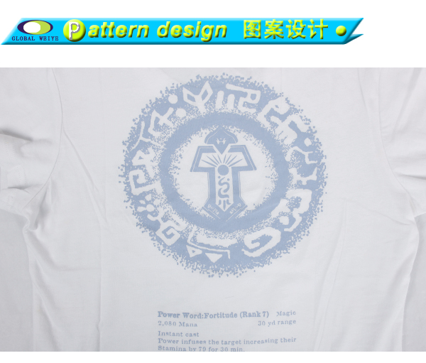 女士白色圆领短袖T恤衫定制印logo