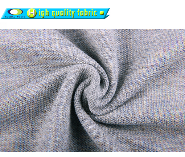 100%棉麻灰色polo衫男装定制烫画logo