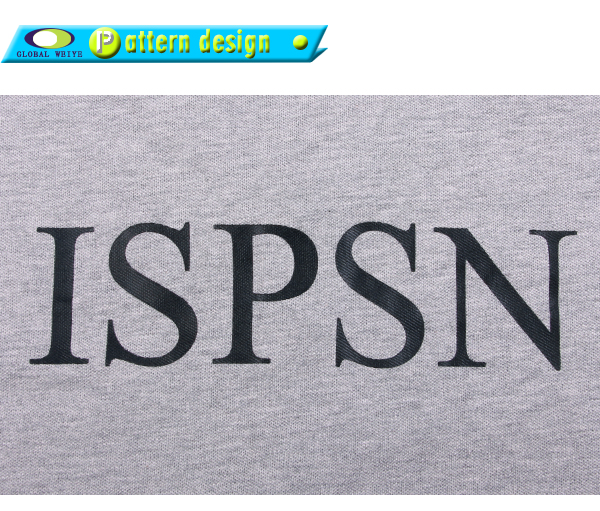 100%棉麻灰色polo衫男装定制烫画logo