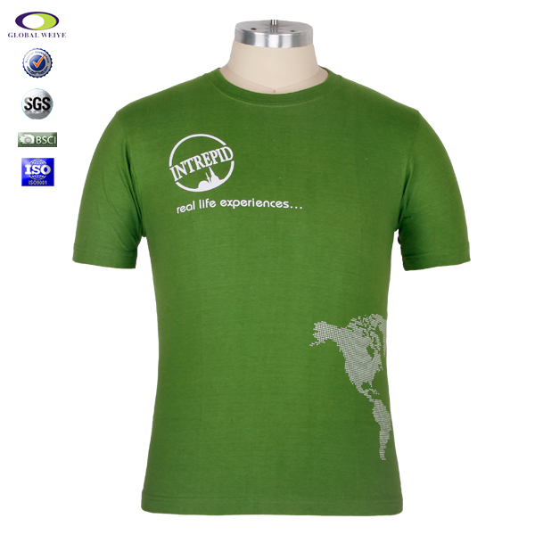 精梳棉工服活动宣传印花T恤