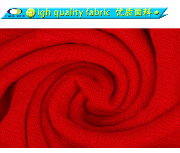 红色印花女士圆领短袖T恤衫定制