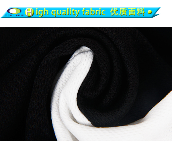 黑白拼接全涤网眼无袖上衣篮球服运动衫