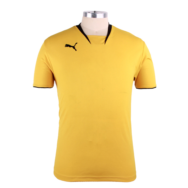 订制男士品牌全涤网眼特殊领刺绣T恤衫短袖运动服