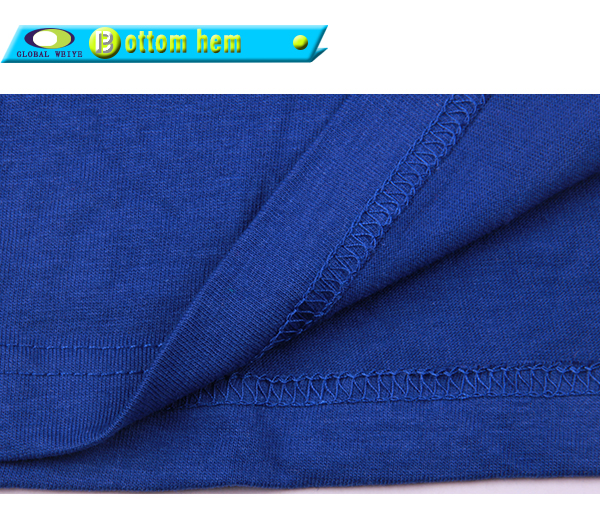 男士广告宣传衫蓝色圆领印花短袖工作服定制厂家