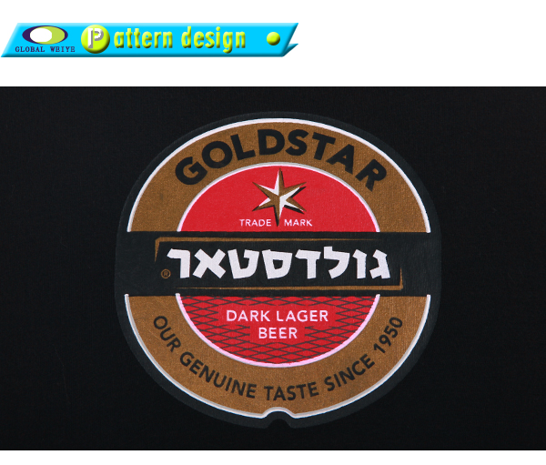 男士团队广告宣传衫黑色圆领修身印花短袖工作服定制工厂