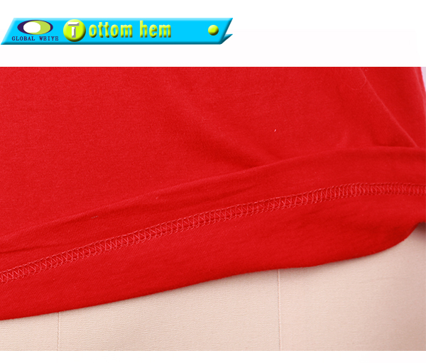 男士红色团队广告宣传衫圆领印花短袖T恤工作服定制厂家