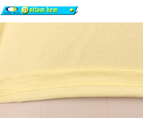 女士浅黄色团队广告宣传衫圆领印花纯棉短袖T恤衫定制厂家