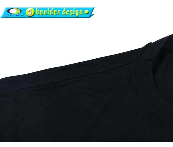 黑色团队广告宣传衫圆领字母印花纯棉短袖男士T恤衫定制厂家
