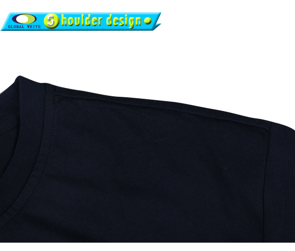 男士黑色团队广告宣传衫五角星印花圆领短袖T恤衫订制