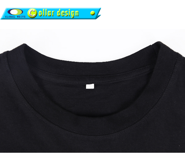 男士广告宣传衫深蓝色印花圆领短袖打底恤衫定制