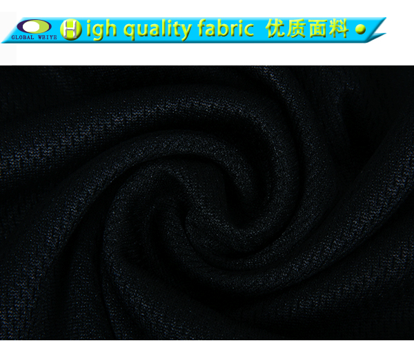 定制长袖插肩俱乐部男士黑色网眼全涤印花T恤衫