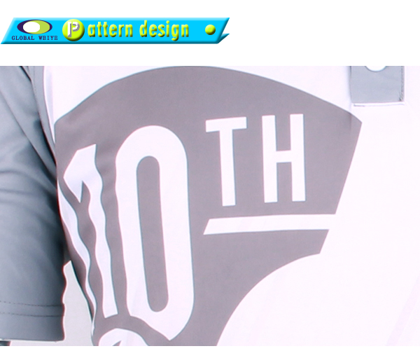 男士全涤灰色热升华POLO衫翻领短袖T恤衫定制