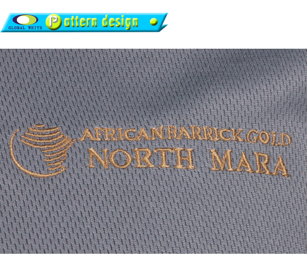 定做男士全涤刺绣网眼蓝灰拼接POLO衫翻领短袖T恤衫工作服