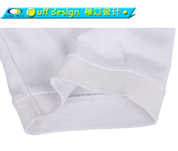 男士白色翻领空白短袖Polo衫全涤网眼运动T恤衫定制