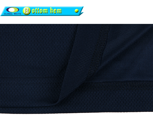 男士圆领黑色空白纯色涤纶网眼短袖T恤衫定制厂家