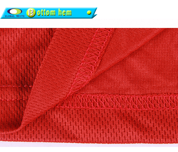 定制男士红色全涤圆领印花长袖运动服T恤衫定制厂家