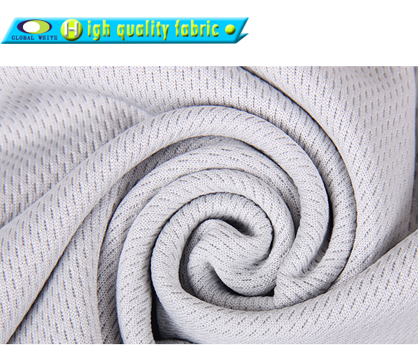 定制男士浅灰色全涤网眼圆领印花宣传短袖T恤衫定制厂家