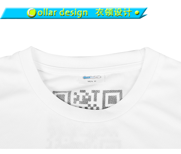 全涤男士白色印花圆领短袖T恤衫订制工厂