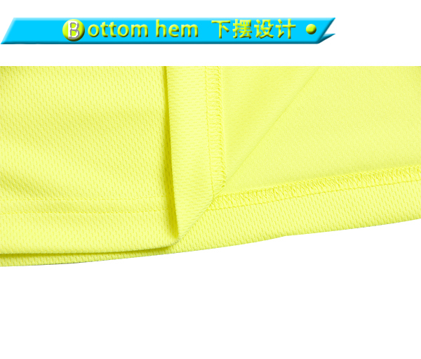 定制男士全涤荧光绿字母印花圆领插肩短袖运动服T恤衫